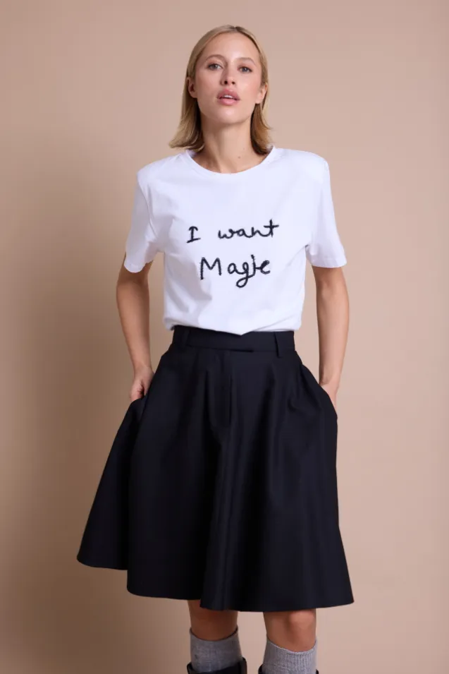 Preppy Magic White W/Black