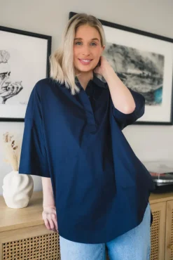 Prima Pullover Shirt Navy