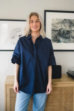 Prima Pullover Shirt Navy