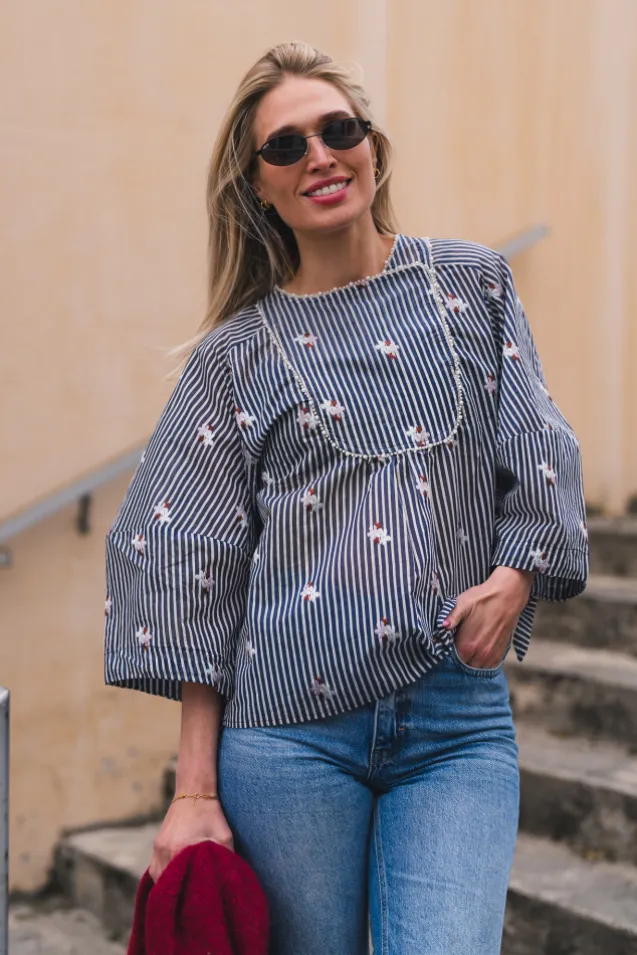 Pristina Blouse Indigo