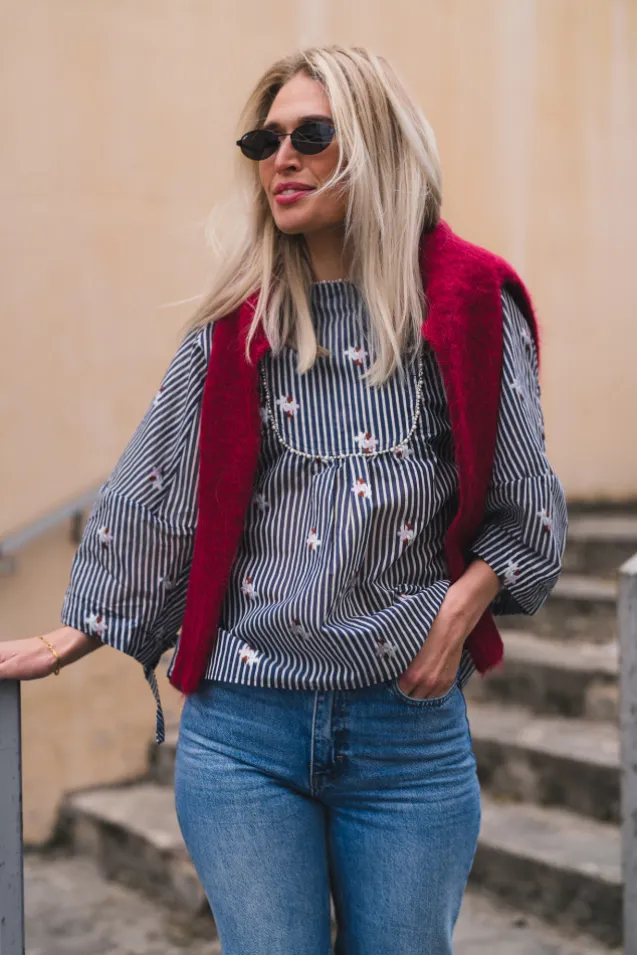 Pristina Blouse Indigo