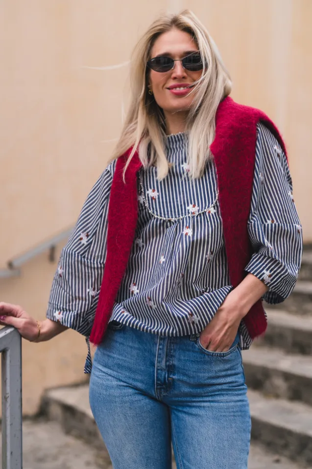 Pristina Blouse Indigo