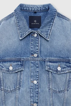 Quincy Jacket Cascade Blue Washed Blue