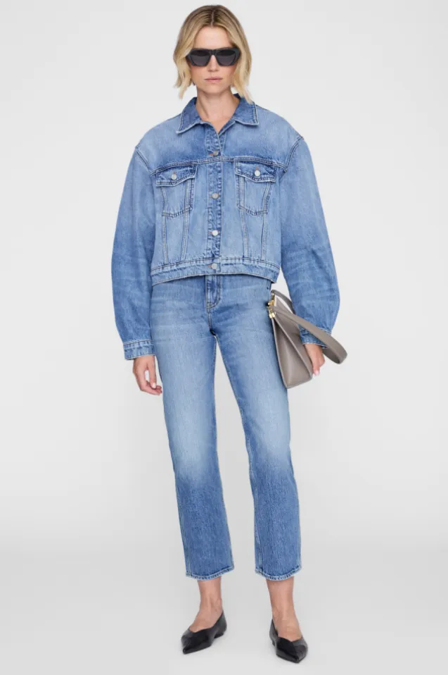 Quincy Jacket Cascade Blue Washed Blue