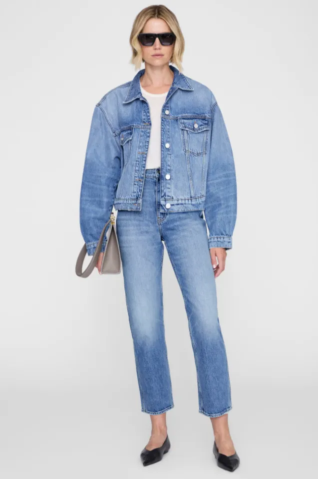 Quincy Jacket Cascade Blue Washed Blue