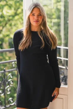 Rachel Merino Dress Black