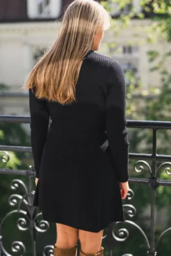 Rachel Merino Dress Black