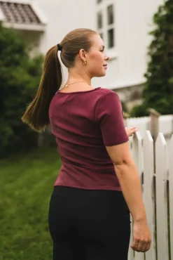 Rasmine Soft Blouse Wine