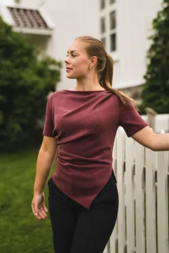 Rasmine Soft Blouse Wine