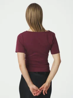 Rasmine Soft Blouse Wine
