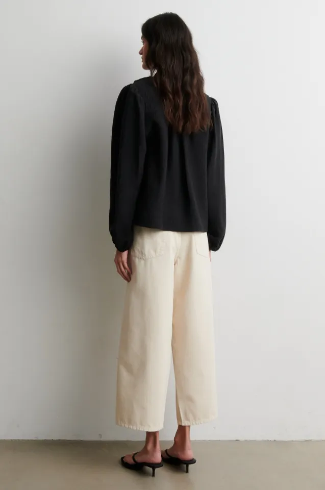 Rayna Frill Blouse Black