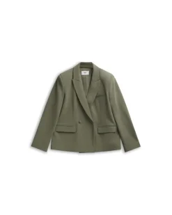 Refined Blazer Olive Green