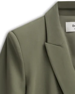 Refined Blazer Olive Green