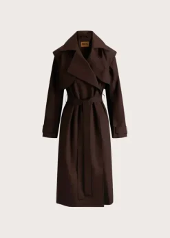 Regndråpe Trench Coat Brown