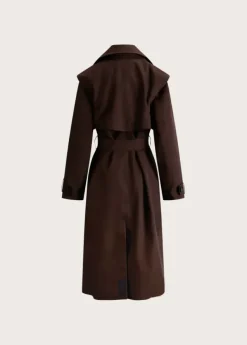 Regndråpe Trench Coat Brown