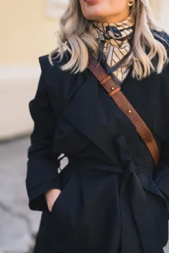 Regndråpe Trench Coat New Black