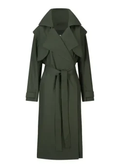 Regndråpe Trench Coat Rosin Dark Green