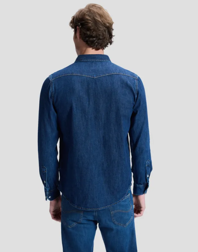 Regular Western Shirt Rinse