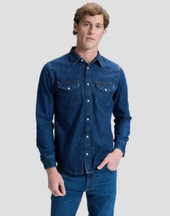 Regular Western Shirt Rinse