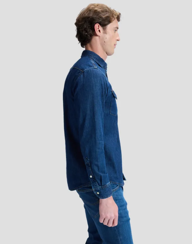 Regular Western Shirt Rinse