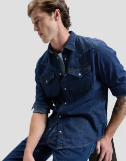Regular Western Shirt Rinse