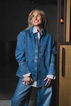 Reign Denim Overshirt M.Blue