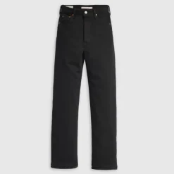 Ribcage Straight Ankle Jeans Black Sprout