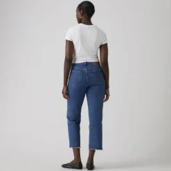 Ribcage Straight Ankle Jeans Jazz Pop