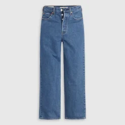 Ribcage Straight Ankle Jeans Jazz Pop