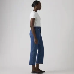 Ribcage Straight Ankle Jeans Jazz Pop