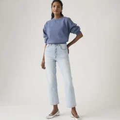 Ribcage Straight Ankle Light Indigo Filter Her