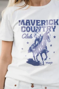 Ringer Tee Worn White