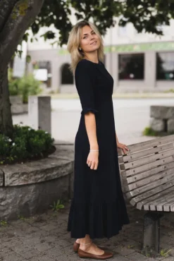 Rita Midi Dress Midnight Corduroy