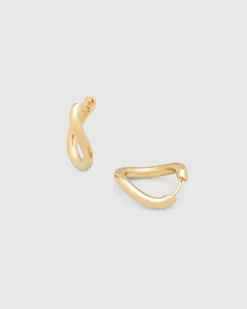 River Hoops Large Gold