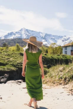 Riviera Dress Leaf Green