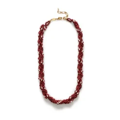 Rodeo Necklace Deep Burgundy
