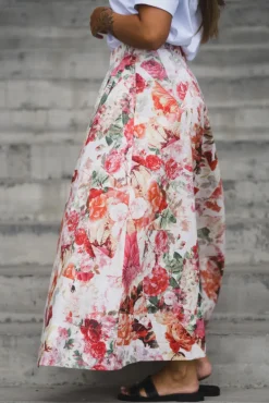 Rosalla HW Long Skirt Pristine Rosalla Print