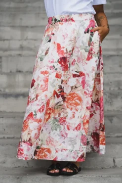 Rosalla HW Long Skirt Pristine Rosalla Print