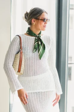 Rosana Knit White