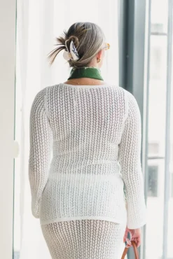 Rosana Knit White