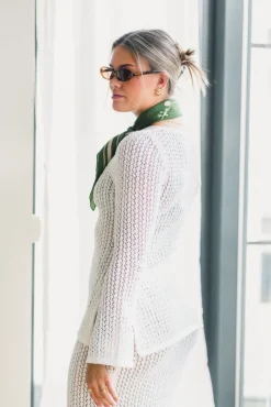 Rosana Knit White