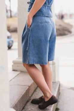 Rosel Denim Shorts Blue