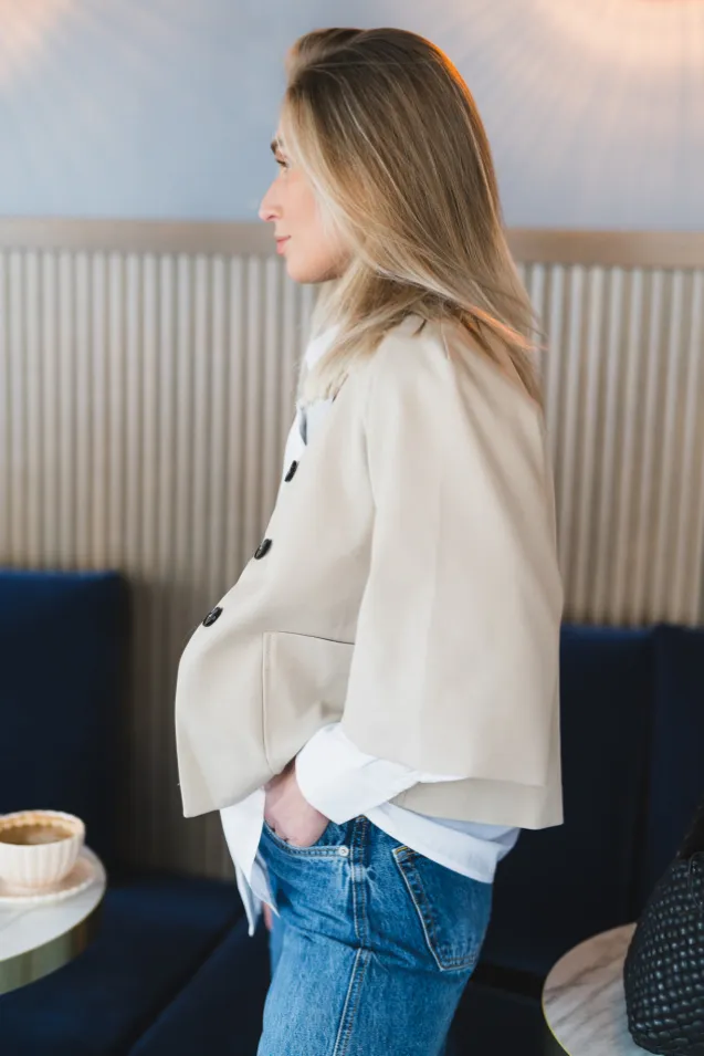 Rosemma Trench Mini Jacket Beige