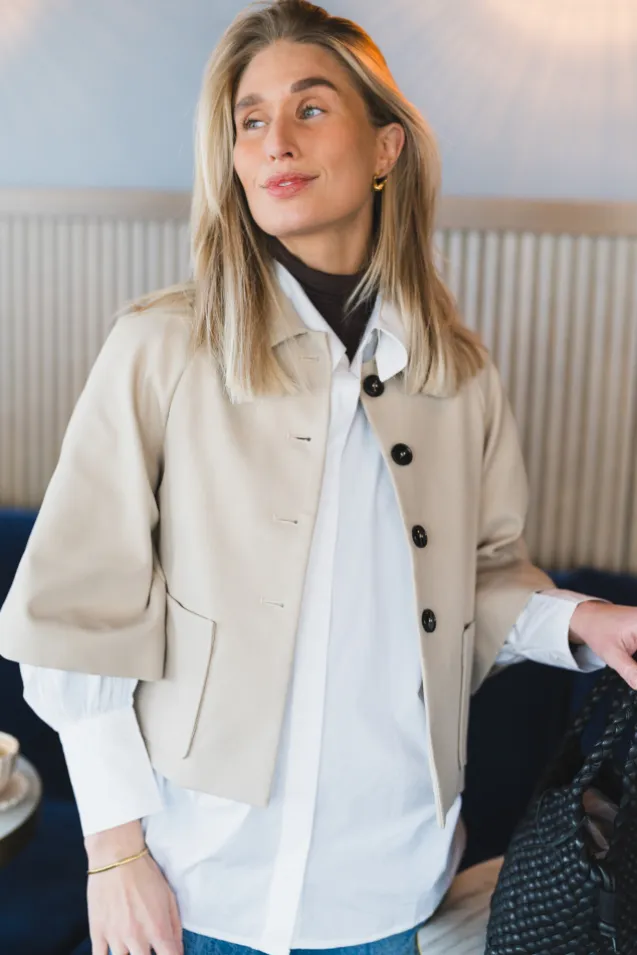 Rosemma Trench Mini Jacket Beige