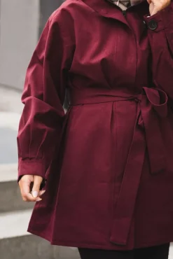 Rossby Coat Wine Red