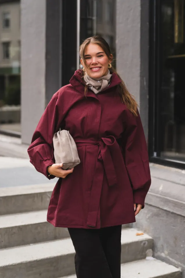 Rossby Coat Wine Red
