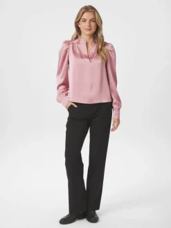 Rosslyn Heavy Sateen Blouse Evening Rose