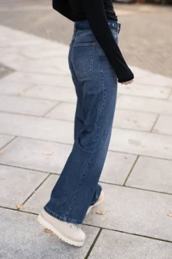 Rumi Belt Jeans Dark Denim