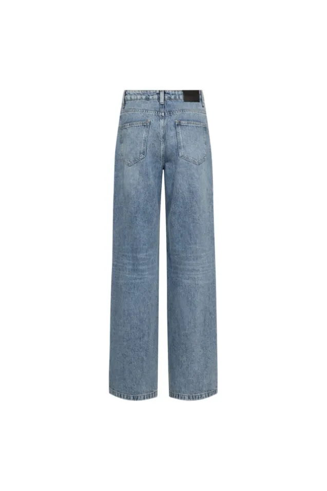 Ruthie Asym Wide Jeans Denim Blue