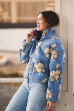 Rype Fleece Jacket Light Blue Mix